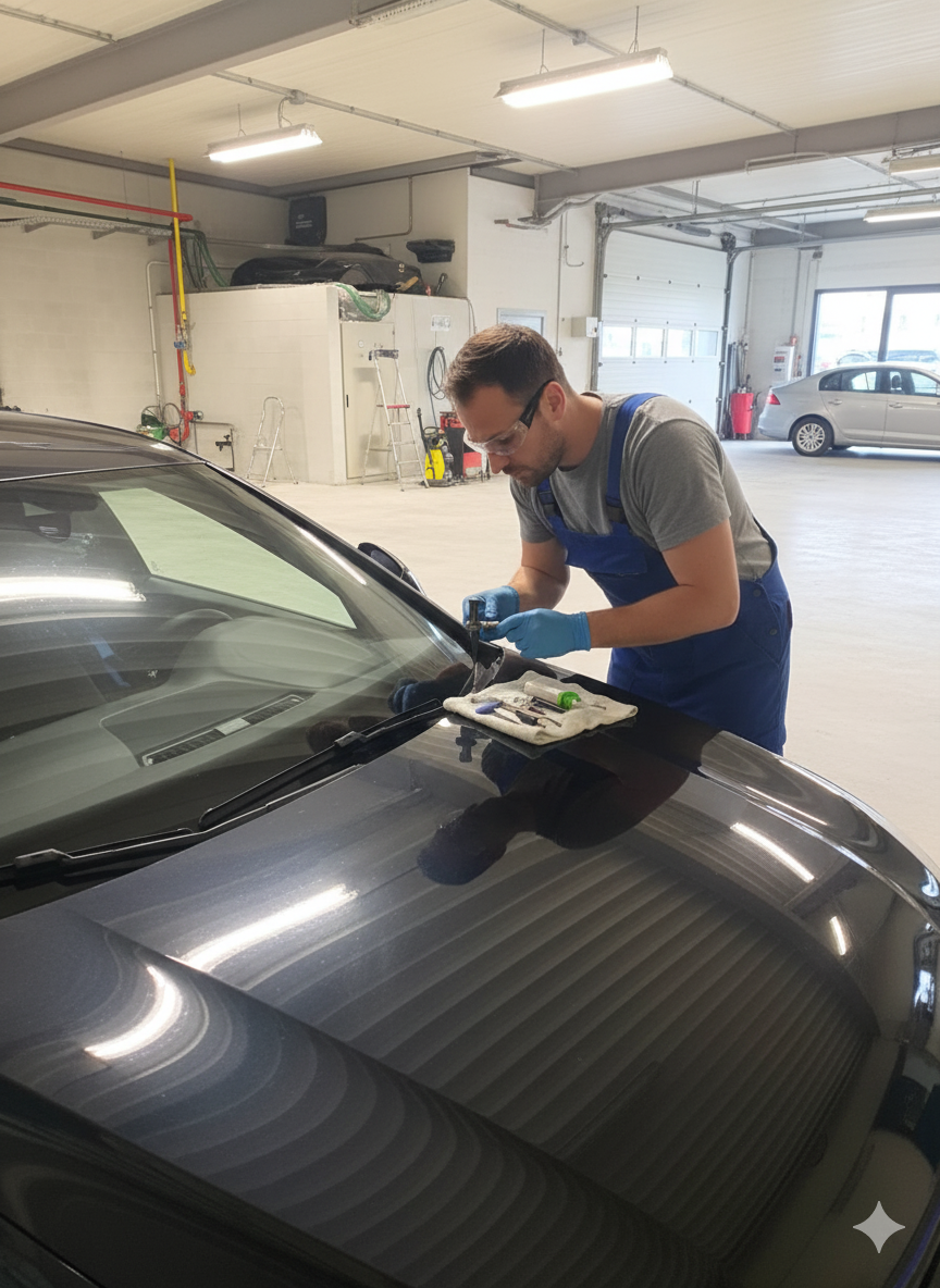 Remplacement vitre latérale voiture Bruxelles
